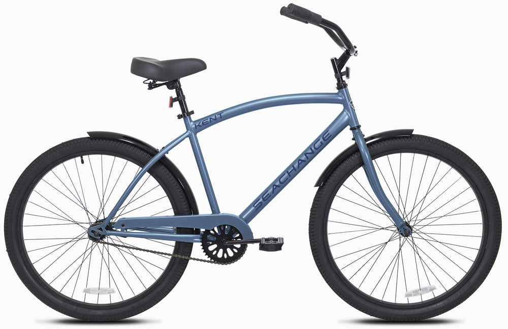 Bicycles 27.5 in Male Sea Change Beach Cruiser Bike, Metallic Blue