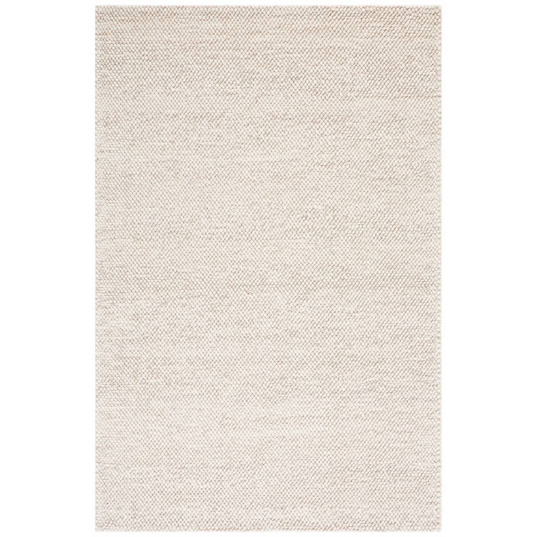 Almus Solid Color Handmade Tufted Wool Area Rug in Beige/Ivory Beachcrest Home Rug Size: Rectangle 2' x 3'