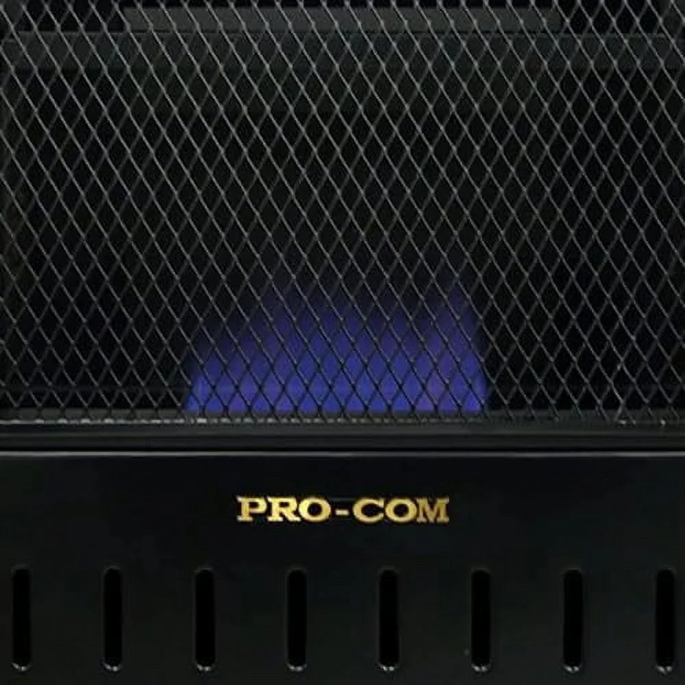 ML100TBAHR Ventless Propane Gas Blue Flame Space Heater with Thermostat Control