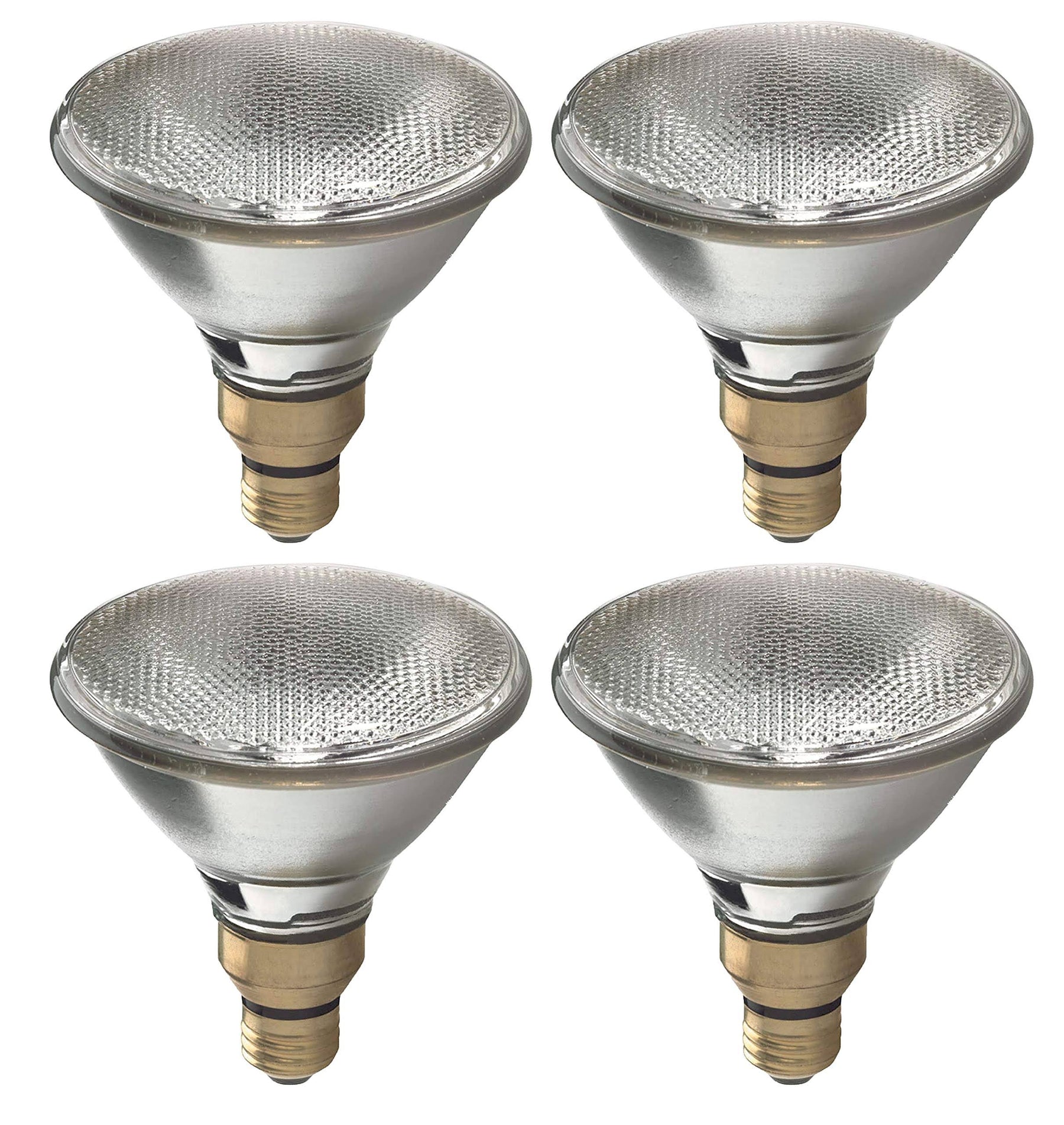 GE Halogen Light Bulb, Energy Efficient PAR38 Flood Light Bulb, 38-Watt, 520 Lumen, Medium Base, Indoor and Outdoor Flood Light Bulb (4 Bulbs)